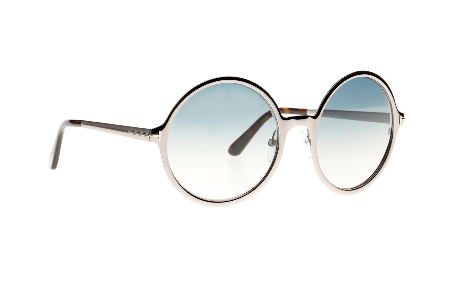 Tom ford ava 57mm round sunglasses on sale